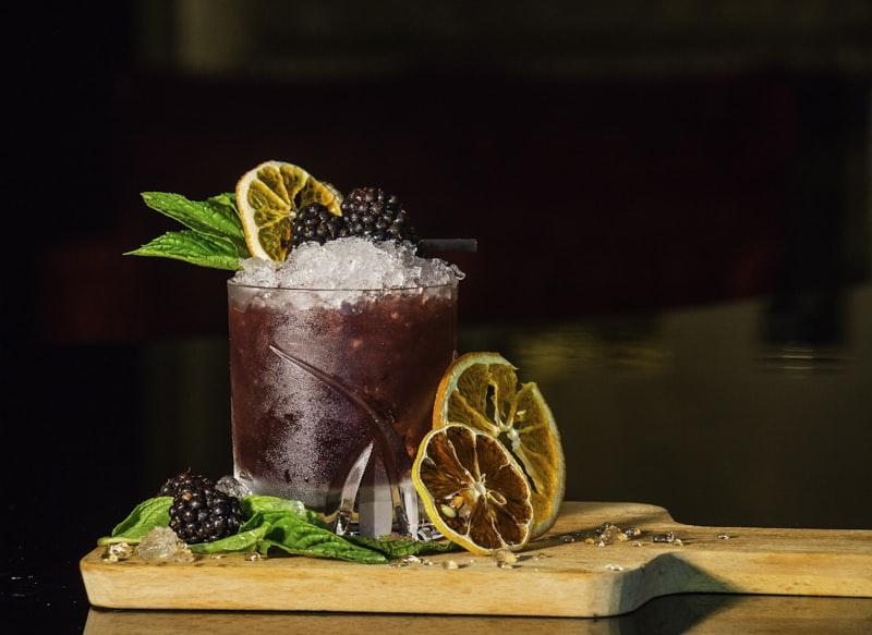 Handcrafted signature cocktails with fresh garnishes